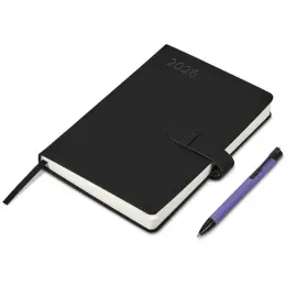 Altitude Enterprise A5 2026 Diary & Zeta Pen Set Purple